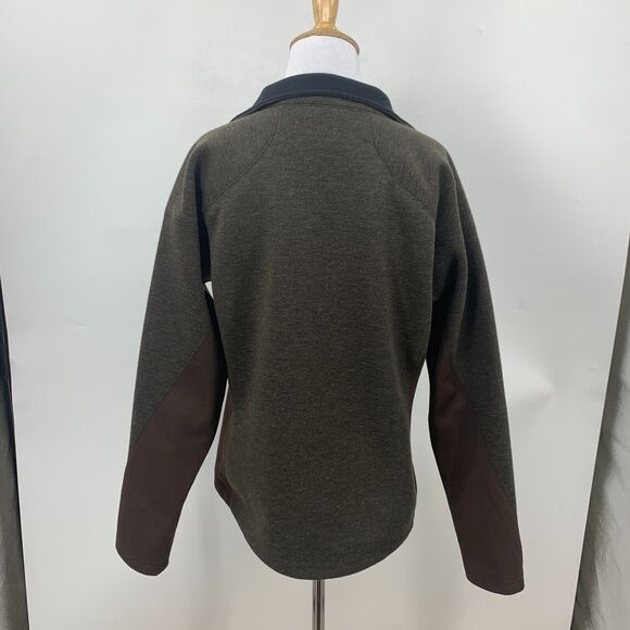 Nike ACG Jacket Womens M Medium Wool Blend Brown Full Zip Microfleece Lined - Picture 6 of 12